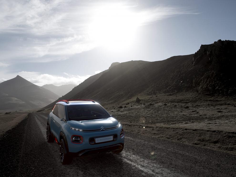 Exterior del C-Aircross que Citroën presentará como coche de concepto y que se fabricará en Zaragoza.