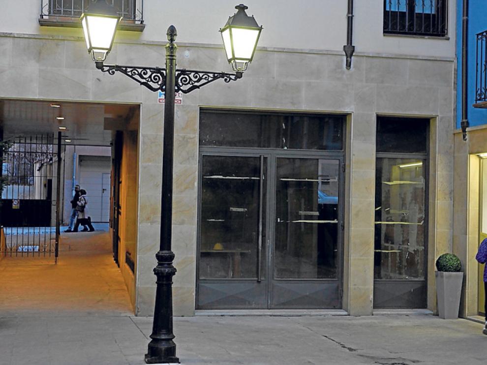 Local en el que Cáritas Diocesana de Osma-Soria abrirá su tienda de ropa de segunda mano