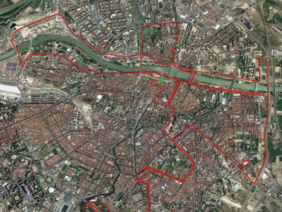 Así será el recorrido de la Maratón de Zaragoza 2017