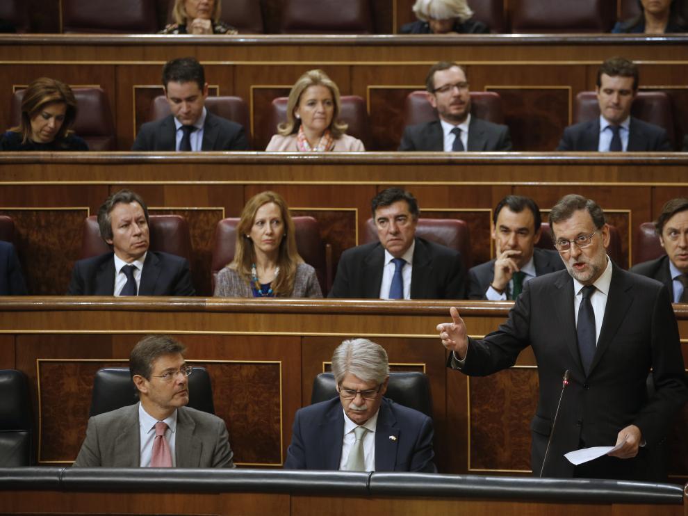 El presidente en su intervención.