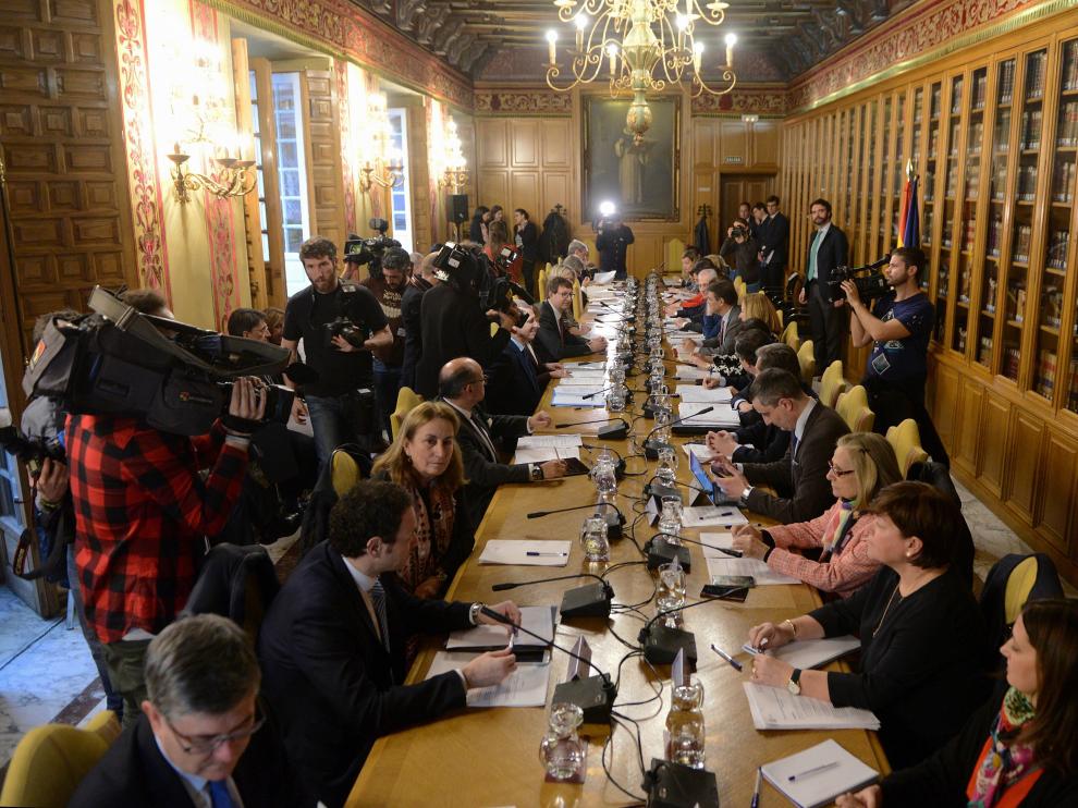Un momento de la conferencia sectorial celebrada este miércoles en Madrid.