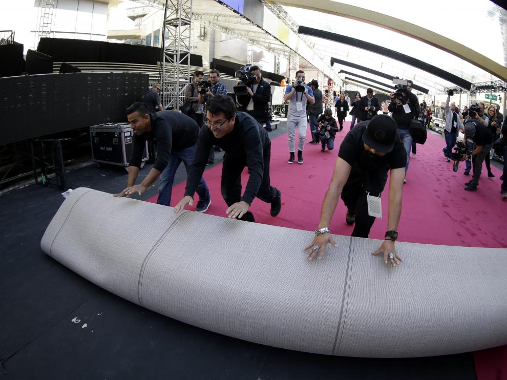 Comienzan los preparativos para la 89 edición de los Premios Óscar, que se celebra este domingo
