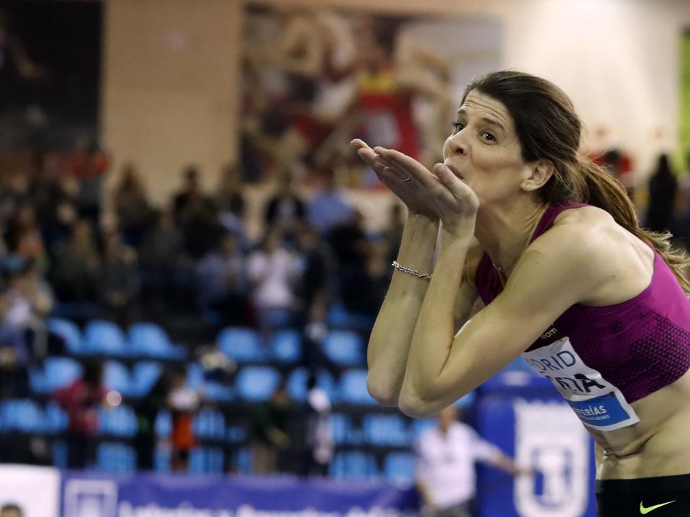 Ruth Beitia, tras ganar