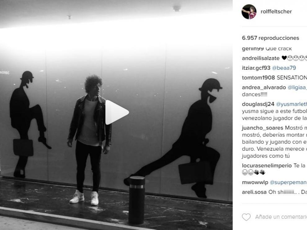 Vídeo publicado por Feltscher en su cuenta de Instagram.