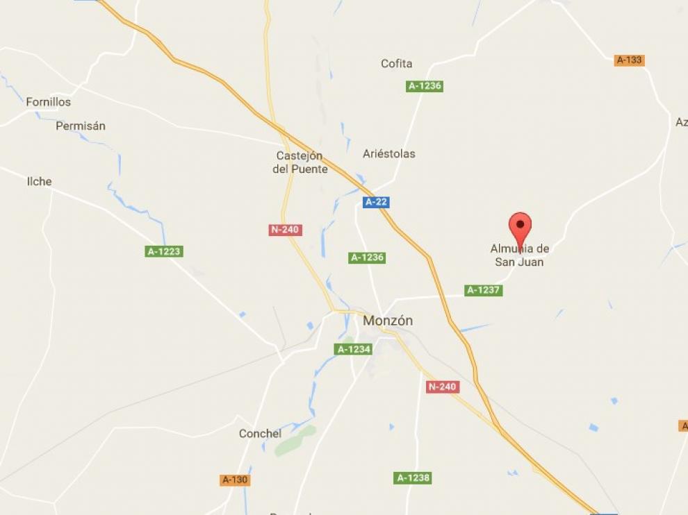 La Almunia de San Juan se encuentra en la comarca de Cinca Medio.