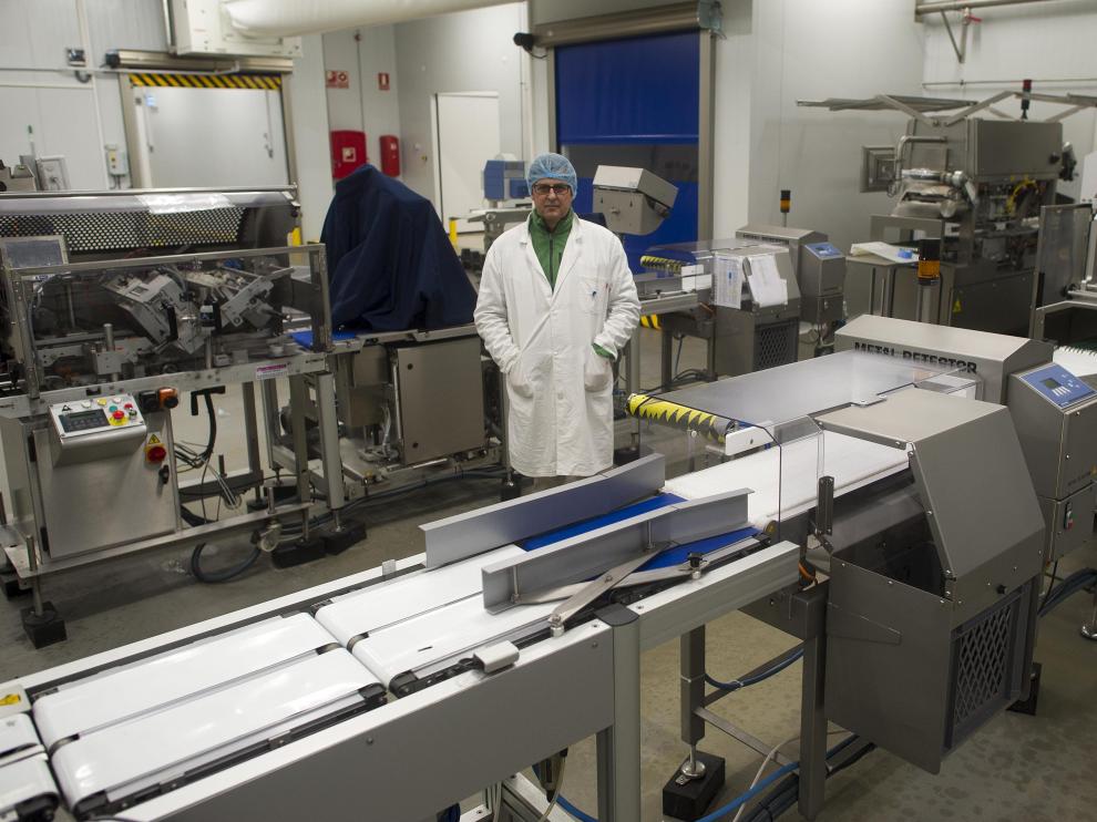 Jorge Alonso, director de Marketing de Scanfisk, en las nuevas instalaciones de Mercazaragoza.