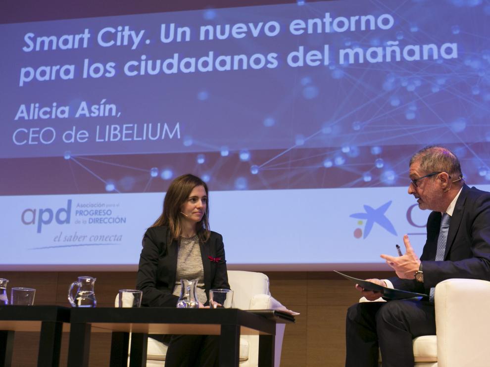 Alicia Asín y Javier Pardo.