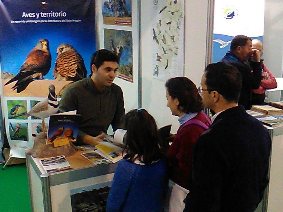 El Bajo Aragón, presente en la feria de ornitología de Extremadura.