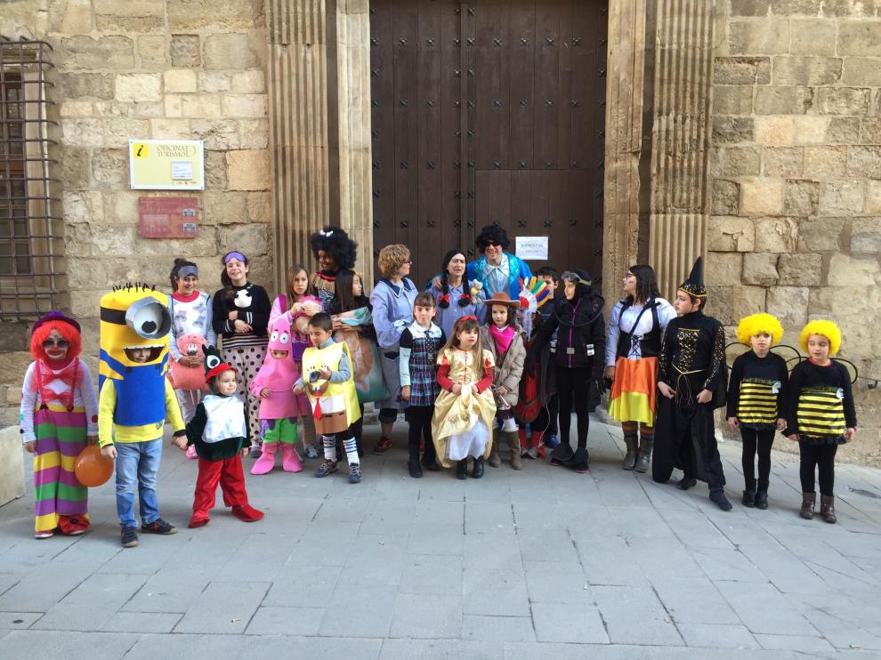 Fiesta de carnaval en Fonz el pasado año.