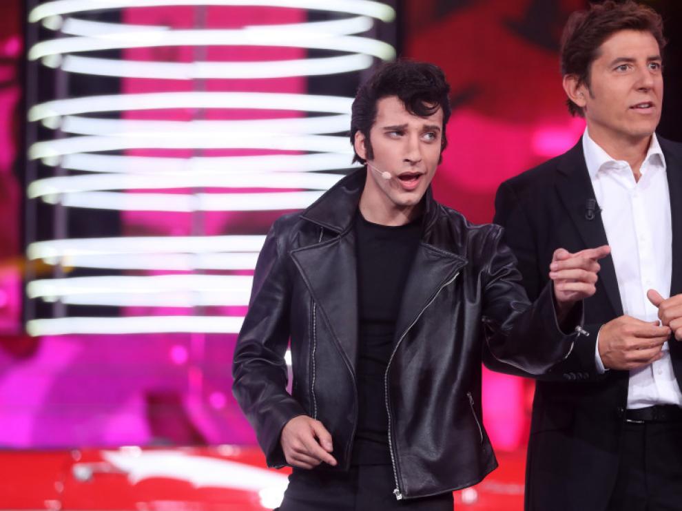 Blas Cantó durante una de sus actuaciones en el programa.