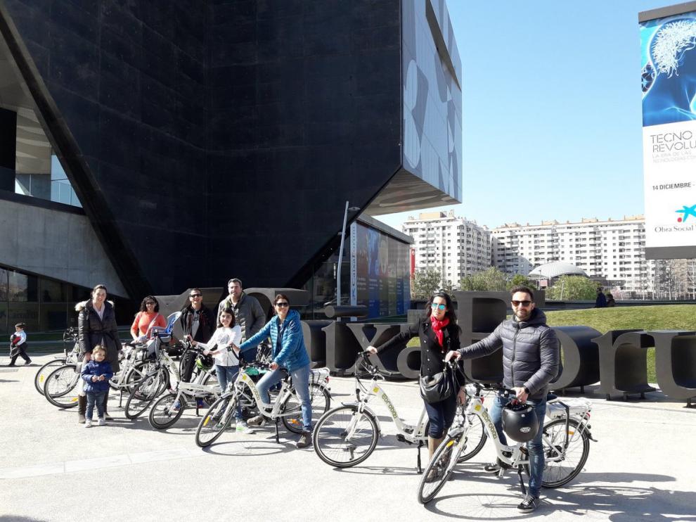 Participantes en la primera ruta del proyecto 'Conectando Museos', el pasado 26 de febrero.