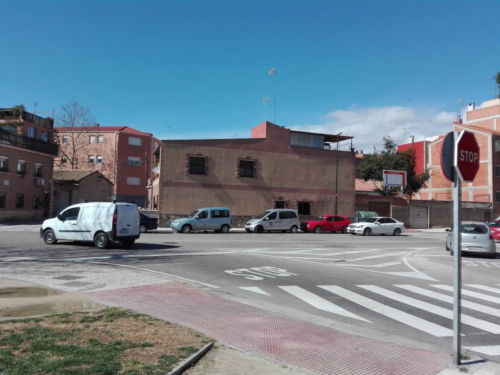 Entorno donde confluyen las calles Zafiro, Rocío y Alhama de Aragón