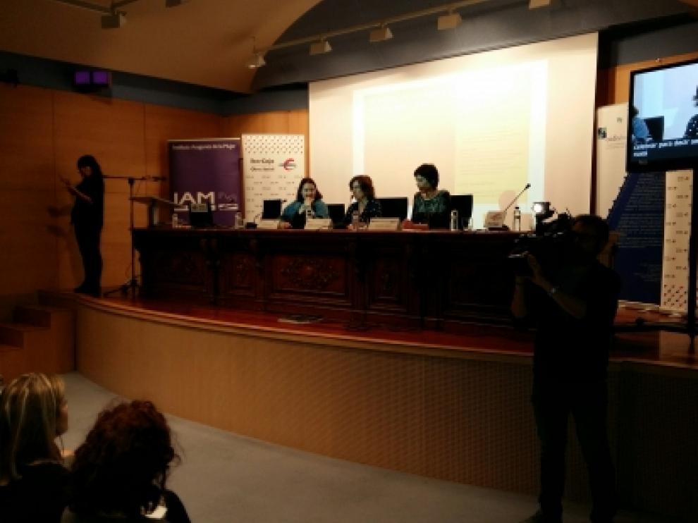 Broto en las jornadas de las mujeres con discapacidad.