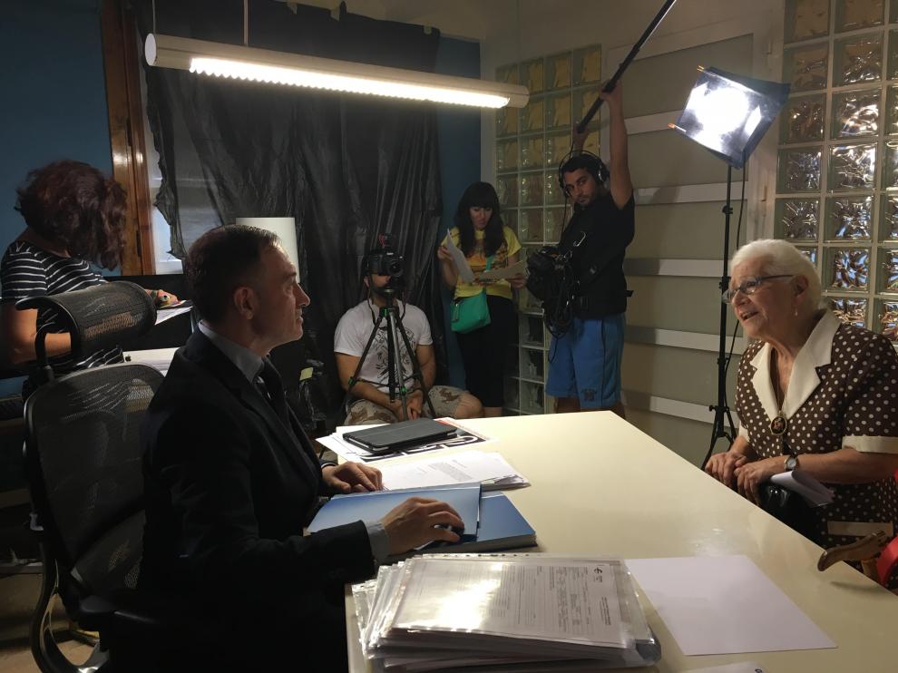 Rodaje del cortometraje 'Quizás un día'.