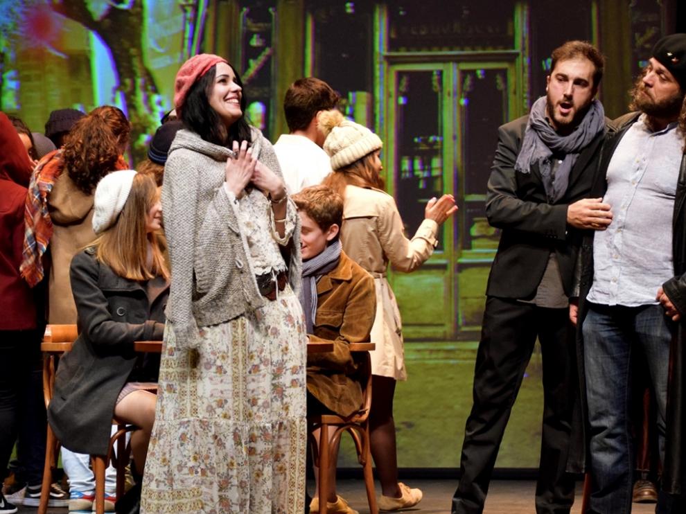 Los artistas Verónica Tello y Vicent Romero, en los papeles protagonistas de 'La bohème'.
