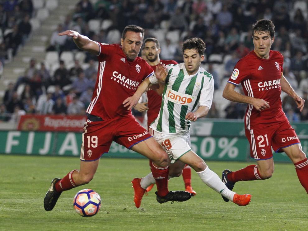 Partido entre el Córdoba y el Real Zaragoza.