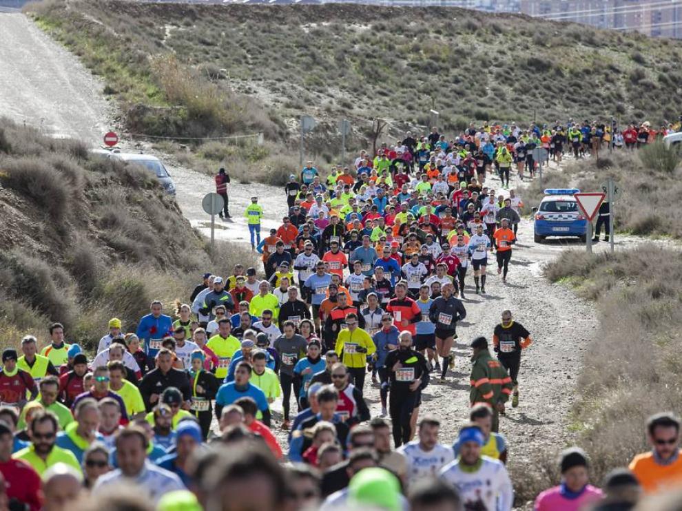 Imagen de archivo de la pasada edición de la Carrera del Ebro.