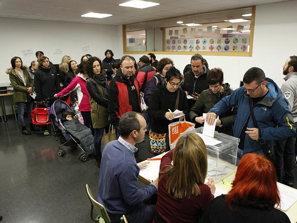 Votaciones para la jornada continua
