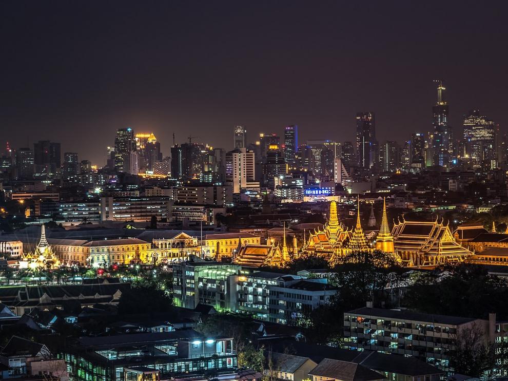 Panorámica de la capital tailandesa, Bangkok