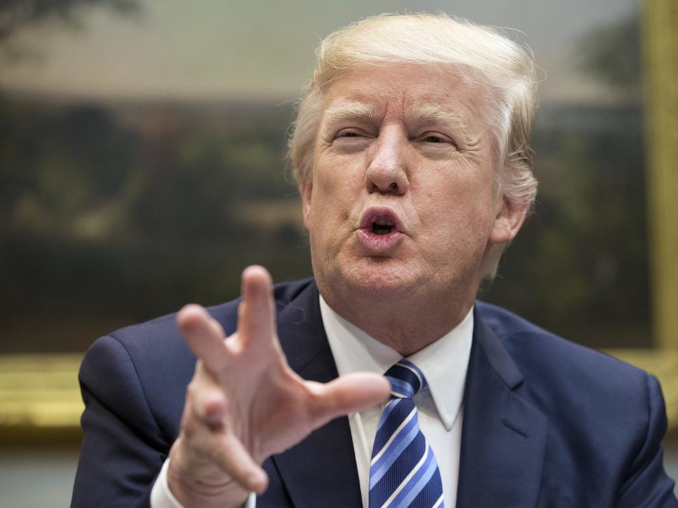 Trump quiere derogar el programa sanitario de Trump.