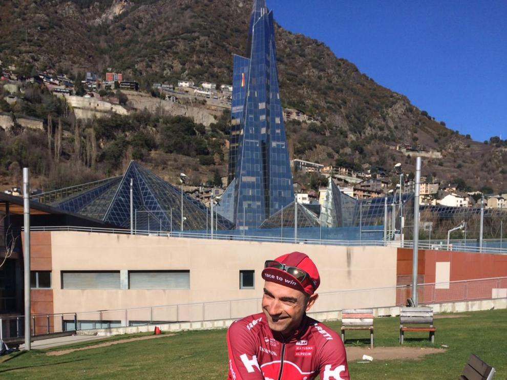 Ángel Vicioso, ayer en el Principado de Andorra.