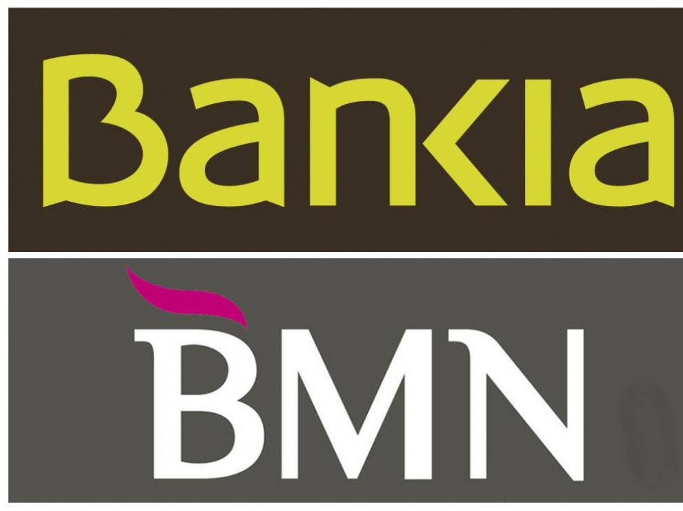 Logos de Bankia y BMN