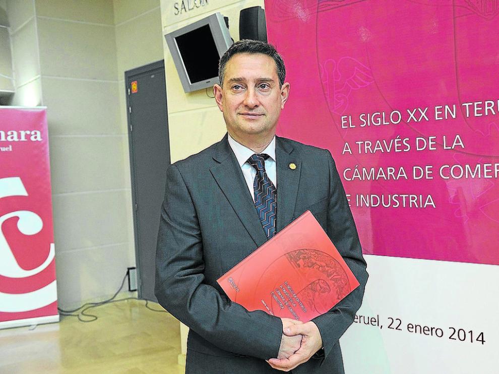 Jesús Blasco, presidente de la Cámara de comercio de Teruel. j
