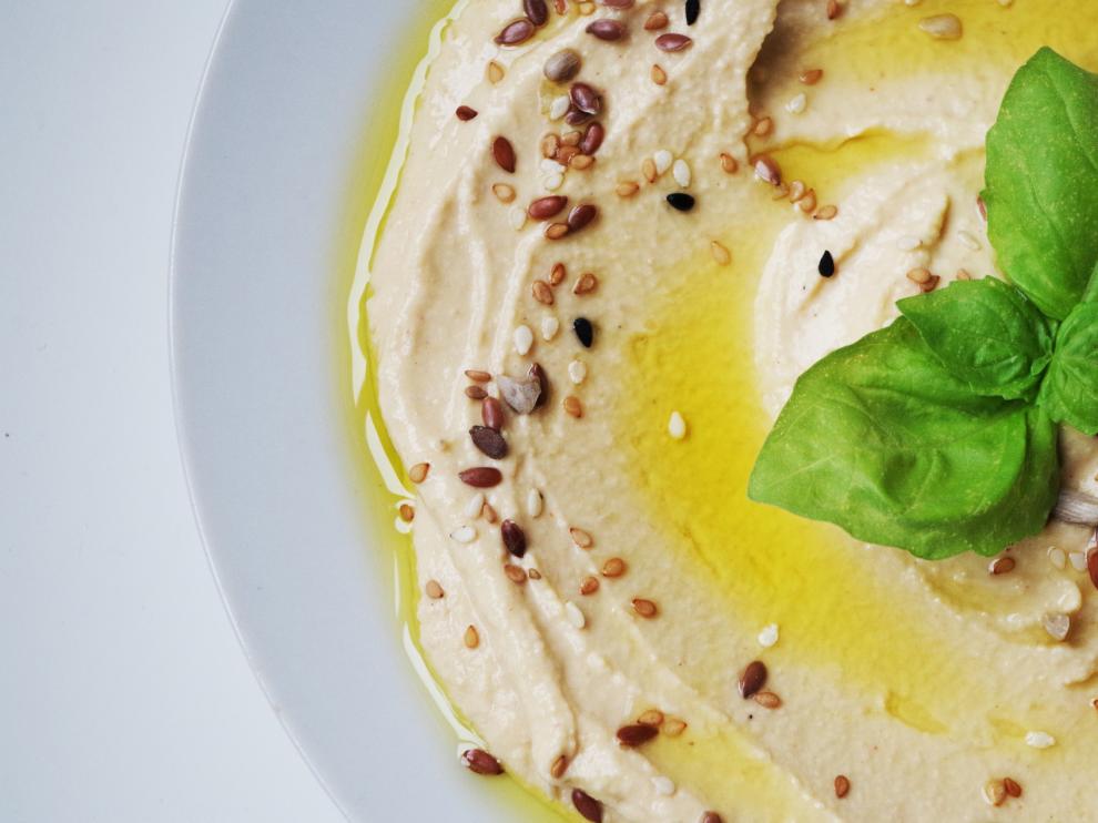 Hummus de garbanzos.