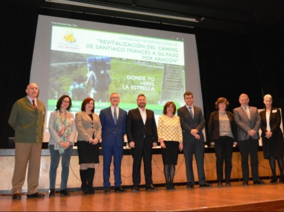 Las Jornadas Internacionales 'Revitalización del Camino de Santiago francés a su paso por Aragón'.