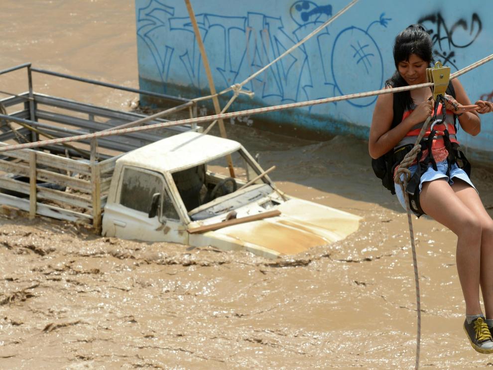 Inundaciones en Lima.