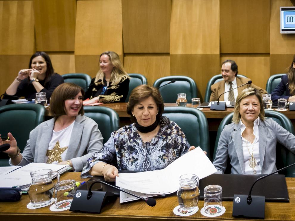 Pleno en el Ayuntamiento de Zaragoza.