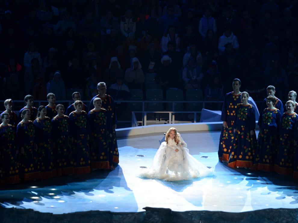Julia Samóylova, representante de Rusia en el festival de Eurovisión.