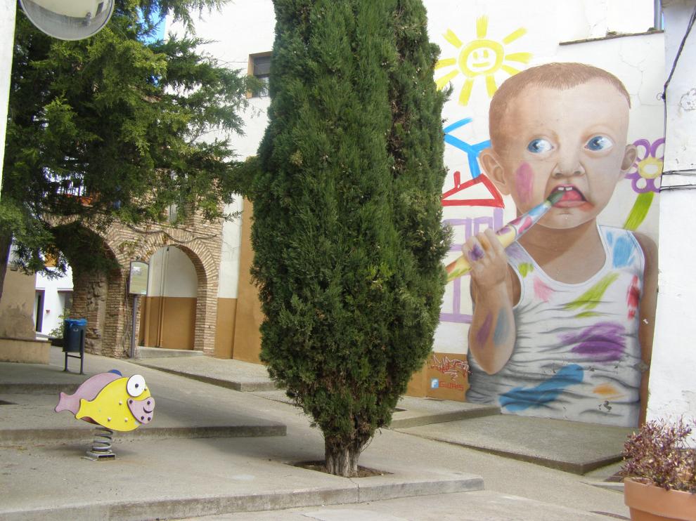 Fachada pintada en la primera edición del concurso.