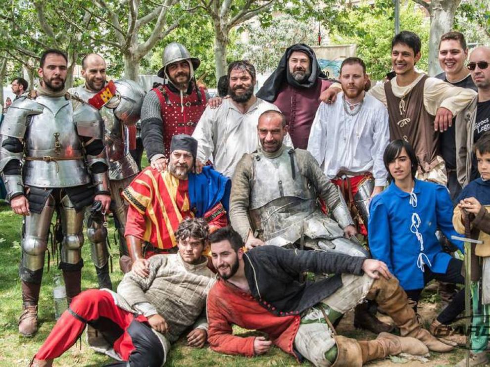 Grupo recreación histórica de Monzón Héroes Legendarios