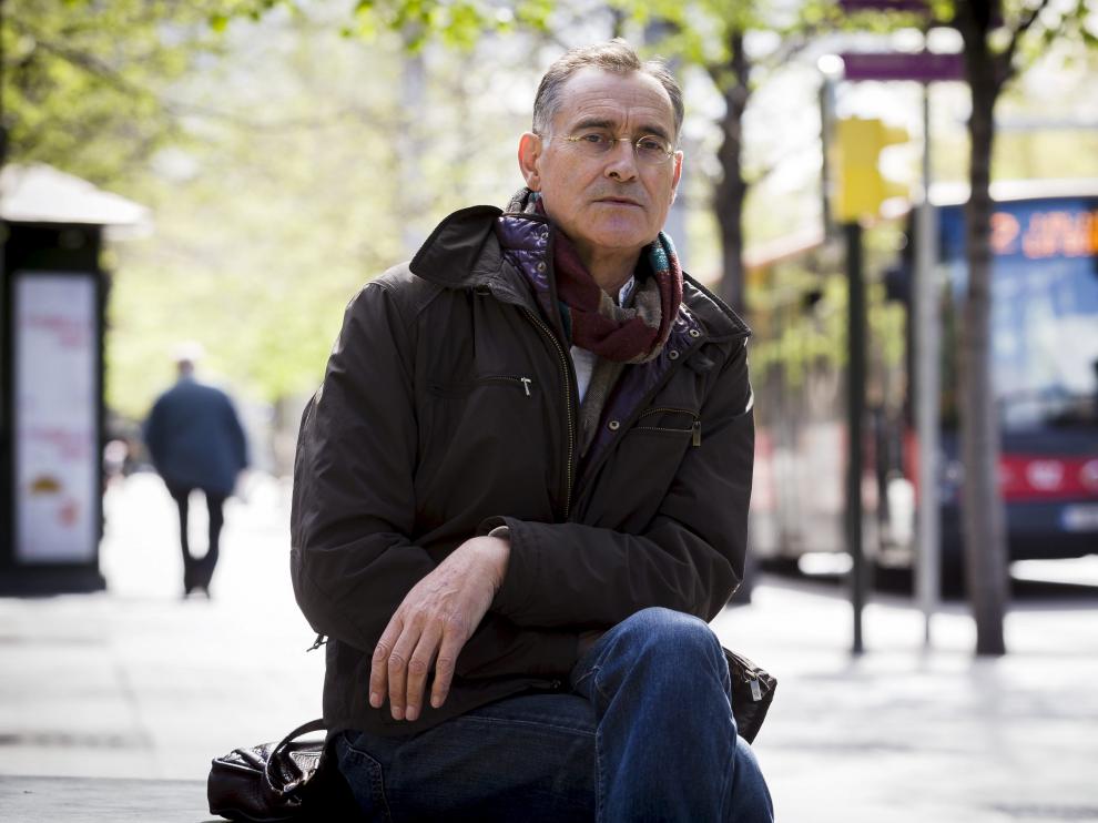 Manuel Millán en Zaragoza, tras el reconocimiento de la organización Wonca.