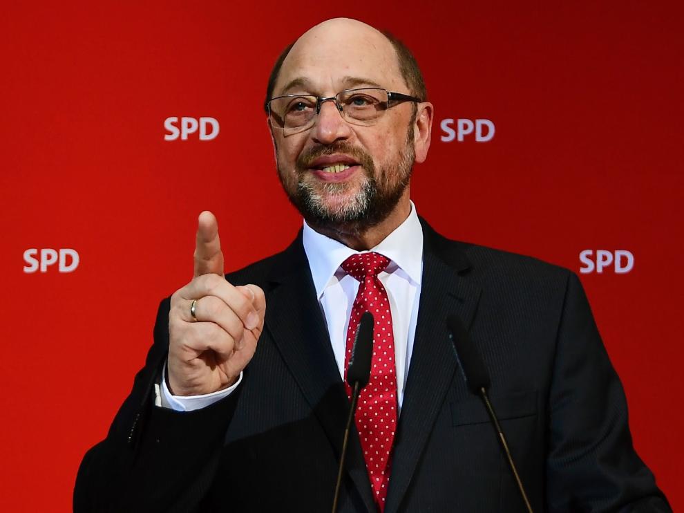 El aspirante socialdemócrata a la cancillería alemana, Martin Schulz.