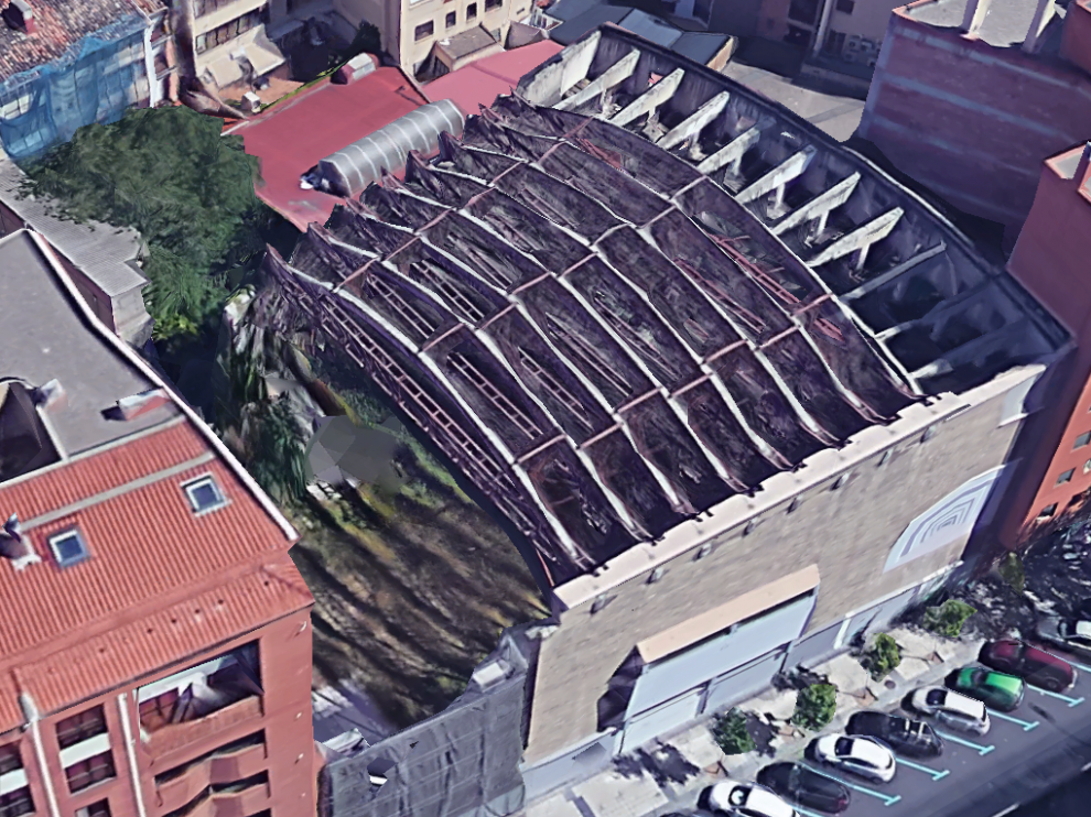 Estado de el Gran Teatro Fleta.