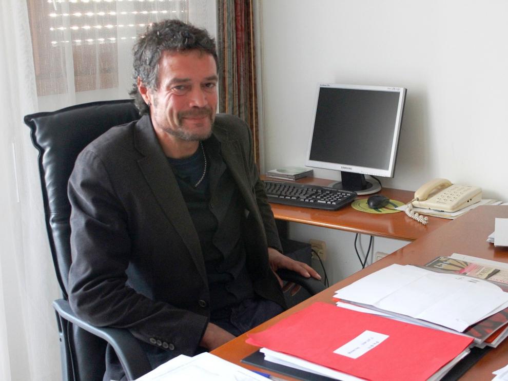 El alcalde de Lalueza, Daniel Périz.