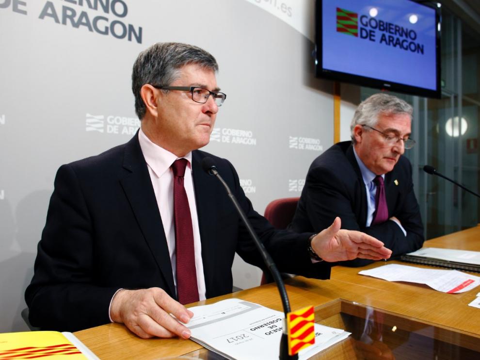 Vicente Guillén y Joaquín Olona, en una imagen de archivo