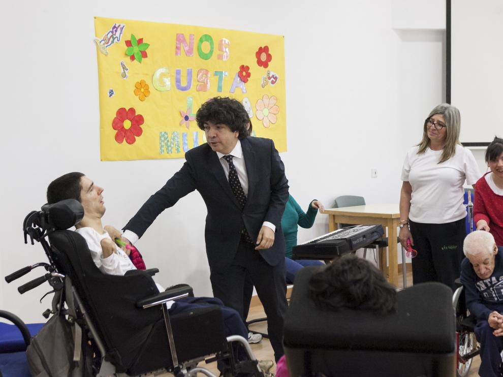 Inauguración del centro de día de Aspace.