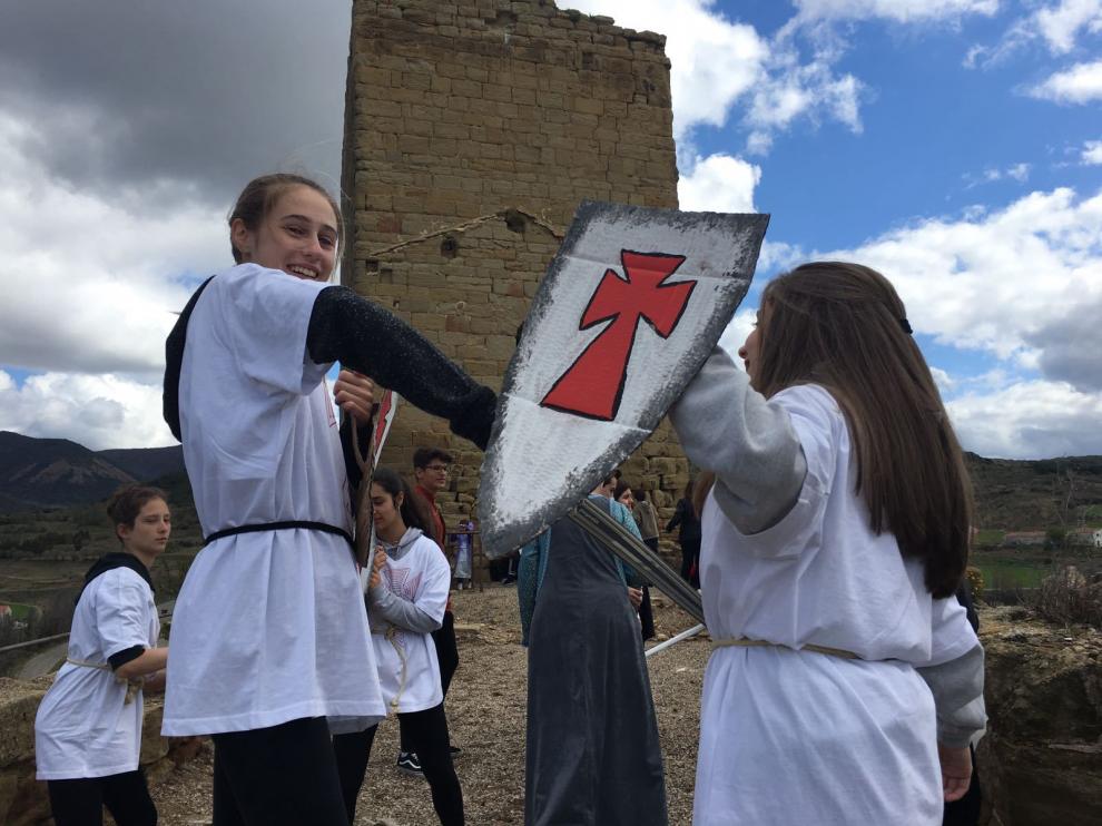 Imagen de la actividad llevada a cabo por los alumnos de Secundaria.