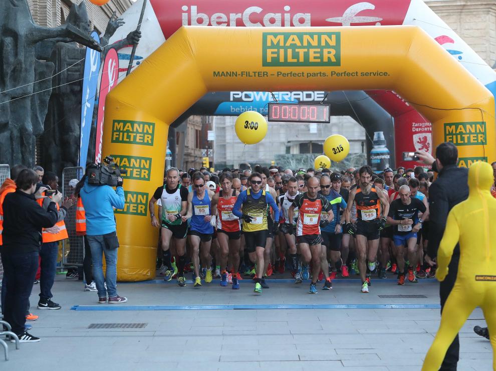Foto de archivo de la maratón de Zaragoza