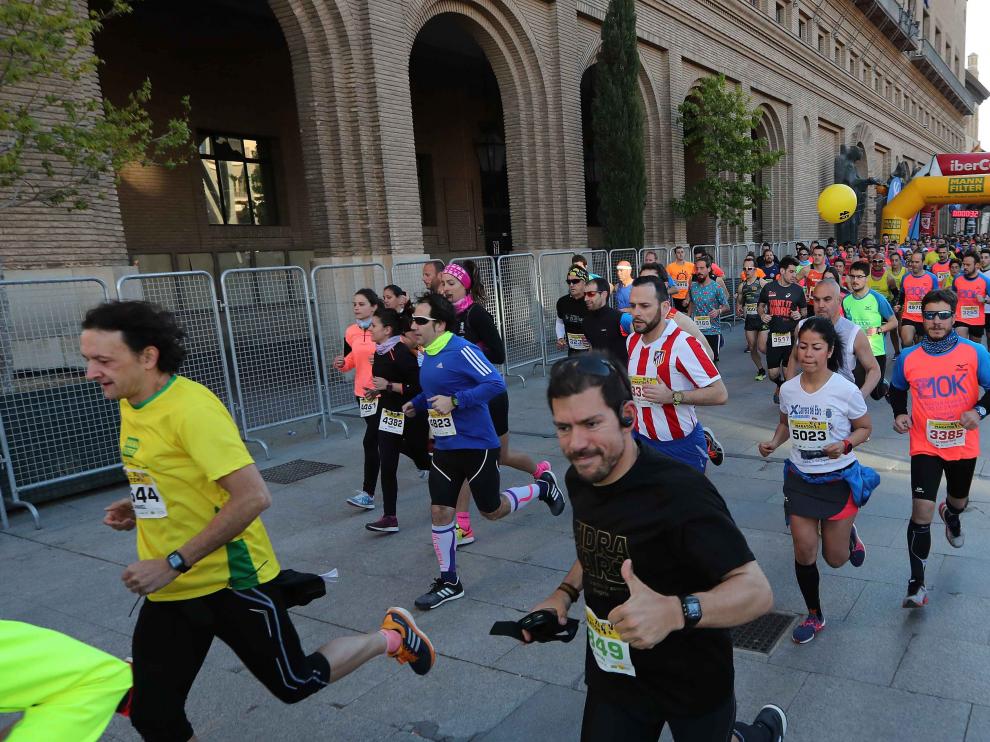 Imagen de archivo de la XI Maratón de Zaragoza, el año pasado.