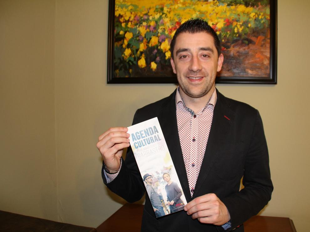 El concejal de cultura de Barbastro Iván Carpi.