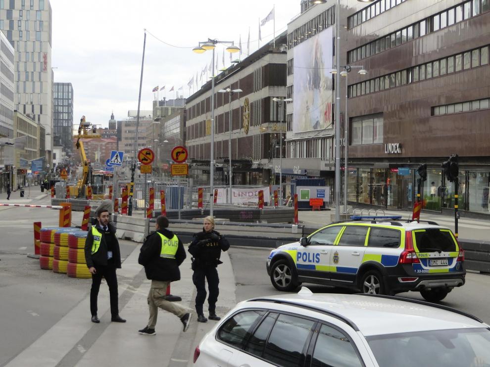 El atentado con un camión en el centro de Estocolmo