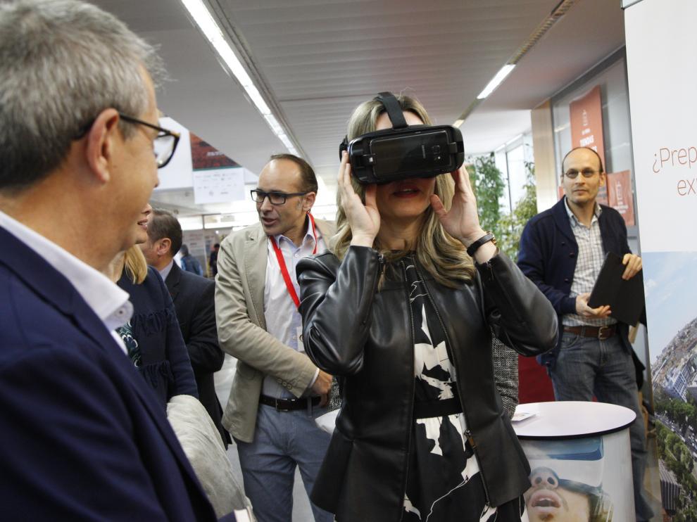La consejera de Innovación, Investigación y Universidad, Pilar Alegría.