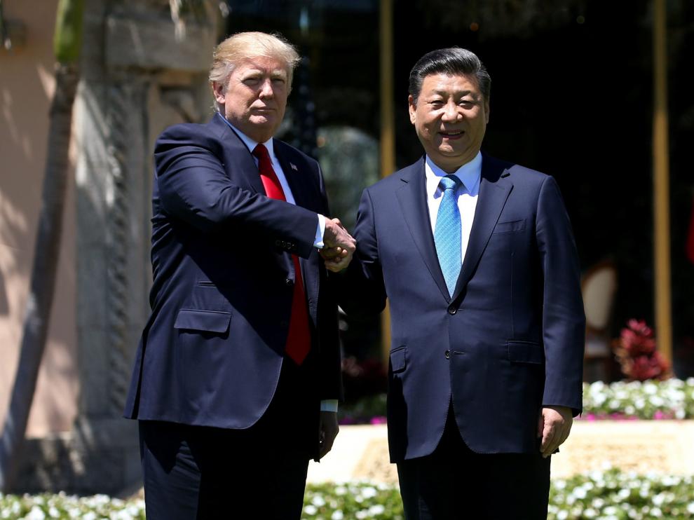 Los presidentes de Estados Unidos, Donald Trump, y China, Xi Jinping.