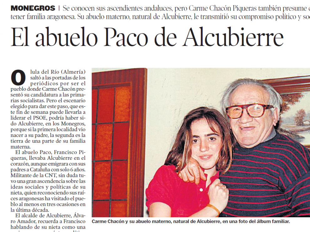Reportaje publicado en HERALDO DE ARAGÓN el 1 de febrero de 2012.