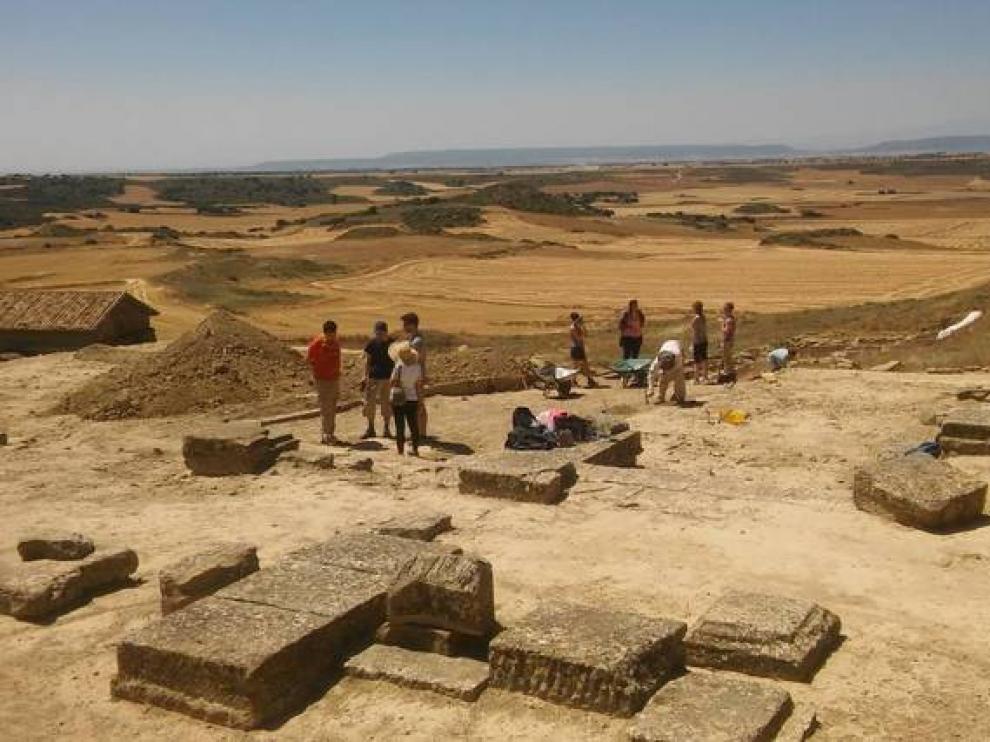 El yacimiento de Los Bañales.