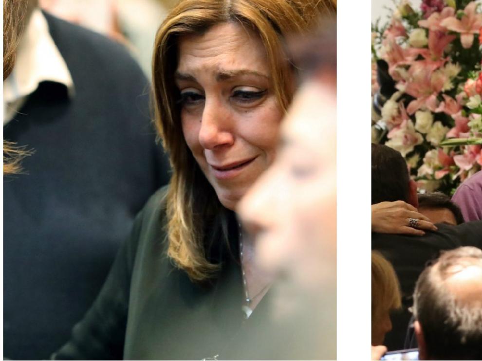 Compañeros del PSOE y otro políticos despiden a Carme Chacón